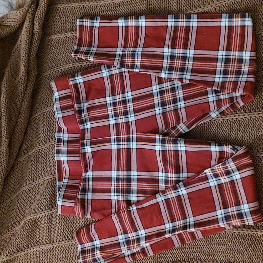 American Eagle Plaid Leggings